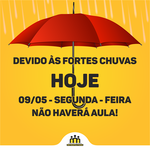 não haverá aula