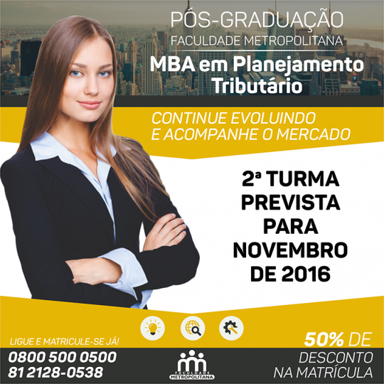 MBA Planejamento Tributário